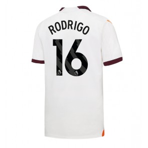 Manchester City Rodri Hernandez #16 Udebanetrøje 2023-24 Kort ærmer